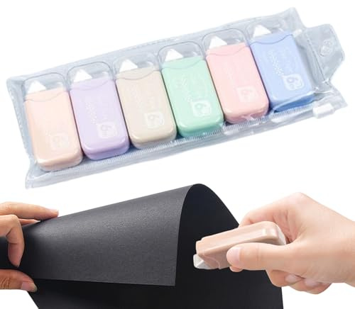 Nastro Adesivo per Scrapbooking | 6 Pezzi Dispensatore Per Nastro Biadesivo,Corridore Per Dispensatore | Per Scrapbook Journaling Artigianato Scuola Sala Riunioni Ufficio Aula Incarto Foto Casa