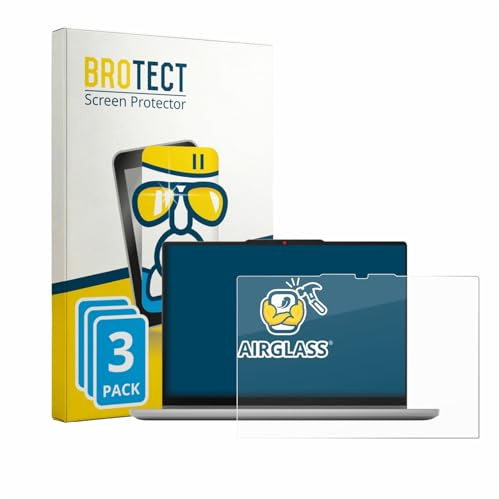 BROTECT 3 Stück Schutzglas für Lenovo IdeaPad 5a 2-in-1 Gen 11 14 Schutzfolie Panzer Folie Glas[Extrem Kratzfest, Anti-Fingerprint, Ultra-]