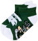 Donegal Bay Michigan State Youth Footie Socke, grün, 3–5 Jahre