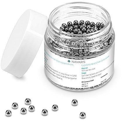 Decanter Cleaning Beads - Stainless Steel Cleaner Set 1000 pieces for Glass Wine Carafes