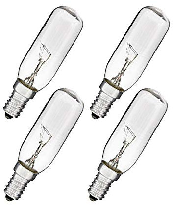 TECNOLUX EURO-Hotte aspirante ampoules, 40W 110-240V 3000K [4 pièces]