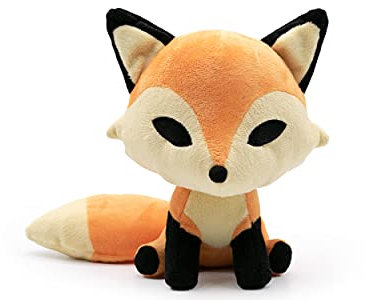 BARRADO Der Kleine Prinz - Plüschtiere der Hauptfiguren aus dem Film: Der Kleine Prinz (22 cm) und der Fuchs (16 cm) - Superweiche Qualität