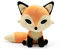 BARRADO Der Kleine Prinz - Plüschtiere der Hauptfiguren aus dem Film: Der Kleine Prinz (22 cm) und der Fuchs (16 cm) - Superweiche Qualität