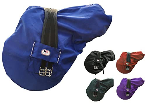 Majestic Ally Sattelbezug aus Nylon, wasserdicht, mit Fleece gefüttert, verschiedene Farben (Königsblau)
