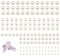 AIEX 3090 Stück Halbperlen Zum Basteln, Halbperlen Selbstklebend Flatback Perlensticker Halbperlen zum Aufkleben Pearl Sticker für Make-up Gesicht Nägel Scrapbook Ornament (Beige, 3/4/5/6 mm)