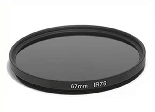 49 52 55 58 62 67 72 77 82 mm 550 590 630 650 680 720 760 850 950 1000 nm IR. Infrarot-Infrarotfilterfilter for DV-Kamera (Caliber : 77mm, Color : 550nm)