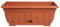 Seat Flor Vaso per balcone, fioriera da balcone, vaso porta fiori, cassetta porta fiori (60 cm, cotto)