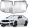 Parasol para parabrisas de coche, reflector de rayos UV para BMW Serie 3 G20 G28 2019-2022, parasol plegable y reflectante