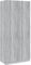 vidaXL Kleiderschrank Garderobenschrank Schrank Hochschrank Aufbewahrungsschrank Schlafzimmerschrank Grau Sonoma 90x52x200cm Holzwerkstoff