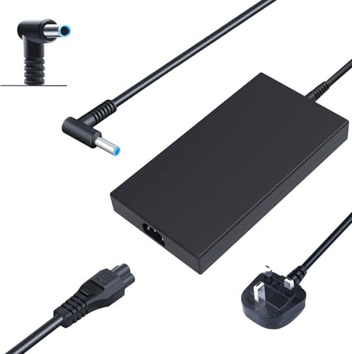 200W 19.5V 10.3A Laptop Charger compatible with HP Omen Envy Zbook Pavilion gaming 15 17 835888-001 L00818-850 693708-001 AC Adapter(4.5 * 3.0mm)