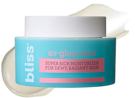Bliss Ex-glow-sion Super Rich Face Moisturizer For Dewy & Radiant Skin Advanced Shea Butter Pflegt & spendet Feuchtigkeit Vegan Cruelty Free 50ml