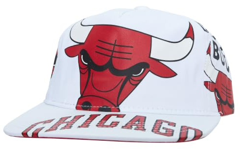Mitchell & Ness NBA In Your Face Deadstock Cap Chicago Bulls White