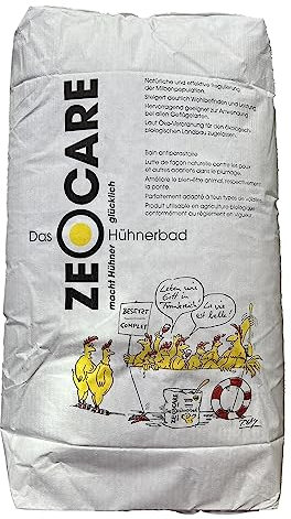 ZEOCARE - Das Hühnerbad 25 kg | Hühner Milbenbekämpfung Milbenbefall Staubbad Sandbad