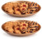 Acan Tradineur - Confezione da 2 piatti decorativi per Natale - Riutilizzabile - Made in Spagna - Capacità 500 ml - Ø 20 x 2,5 cm - Colore Oro