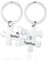 XianNVXi Puzzle Keyring Matching Keyrings for Couples - Better Together Keyring, His and Hers Keychain Gifts