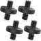 1/4-Zoll-Stecker auf 1/4-Zoll-Stecker Stativschraube, 4 Stück, Stativschraube 1/4 Standard-Kamerakäfighalterung, Gewinde für Lichtstativ, Doppelkopfschraube für Bolzenmontagezubehör