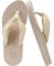 KuaiLu Flip Flops Damen Weich Stoff Zehentrenner Frauen Bade Sandalen Bequeme Füße Badelatschen Yoga Matte Fussbett Sommer Strand Zehensandalen Rutschfest Gummi Indoor Outdoor Alle Beige 38