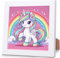 luckyarina Einhorn Diamond Painting Kinder mit Rahmen- Tiere Diamant Painting Bilder kinder, Niedlich Mosaik Bastelset Kinder als Geschenk für Home Wand Décor 18X18CM