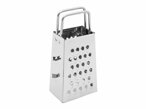 Stolmet Stainless Steel 4-Sided Grater, 8cm, Silver