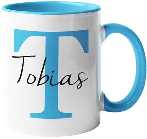 Namentasse-personalisierte Tasse mit Namen (Blau)
