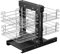 Organizador extraíble para esquinas ciegas para armario de 900 mm, de cocina con 4 cestas,organizador de gabinete deslizante,compatible con apertura izquierda y derecha, cesta extraíble de 2 niveles