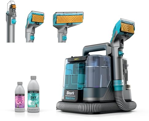 Shark StainStriker HairPro PX253BRN Portable Carpet, Upholstery & Carpet Cleaner, Stain Remover, Hair & Odour Remover, Perfect for Pets & Car Interiors, 3
