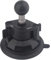 Upgraded Car Suction Cup Base with 1-Inch Ball, Compatible with RAM B Size Double Socket Arms | Heavy-Duty 3.4 Suction Base for Windshield | Holds 5.5 lbs – Rosette Bite Locking System