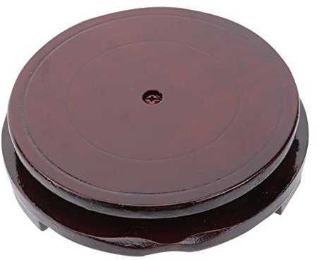 VANZACK Pallet mit Fester Holzbasis Drainage Blumenerde Anlage Tropfen Zimmerpflanzen blumenkübel untersetzer blumentopfuntersetzer Fischtankstand Untersetzer für Topfpflanzen Bambus Brown