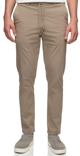 KRONSTADT Herren KSWarren Elastische Stoffhose Chino aus 97% Baumwolle | Bequeme Stretch Stoffhose aus weicher Baumwolle, Herrenhose, Chinohose, Sommerhose, Freizeithose, Businesshose für Männer