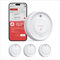 X-Sense Smart WLAN-Rauchmelder für Zuhause, Nachtmodus, 10 Jahre Produktlebensdauer, austauschbare Batterie, App-Funktion, XS0E-iR, 3 Stück