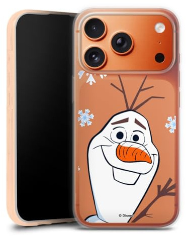 Silikon Hülle kompatibel mit Apple iPhone 17 Pro Max Case transparent Handyhülle Disney Frozen Olaf Die Eiskönigin 2