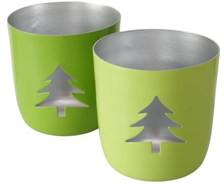 BOLTZE Tilio Windlicht Sortiert grün 8,2cm (1 Stück)
