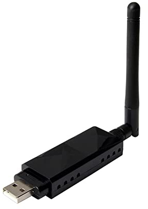 GOWENIC AR9271 Adaptador WiFi USB de Transmisión Rápida NetCard Inalámbrica para Computadora con TV, Señal Estable, para Usuarios de TV Inalámbrica/WiFi Portátil, Carcasa de ABS/Color Negro