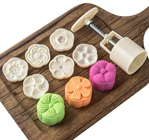 Moon, Kuchen-Stempel mit 6 Formen, Dekoration zum Selbermachen, 50 g, Keks-Stempel, Kuchen-Schneide-Form