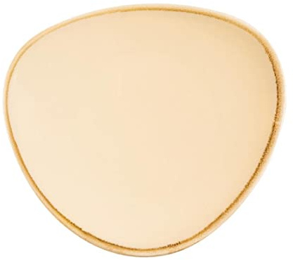 Olympia Ofen gp327 dreieckiger Servierteller, Sandstein, 280 mm (4 Stück)