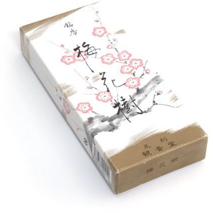 Shoyeido's Plum Blossoms Incense, 150 sticks - Baika-ju by SHOYEIDO