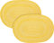 Pichler Tischset Samba 2er-Pack gelb Größe oval: 33x48 cm