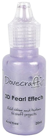 Dovecraft Effects Refill Pack, Pearl Cream, Pastel Purple, 7 x 3 x 4 cm