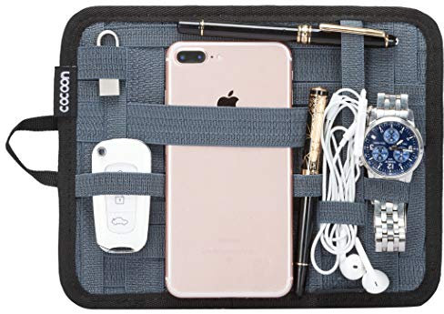 Cocoon GRID-IT - Borsa per Accessori / iPad 7-9 Pollici e Organizer I Sistema Multifunzionale per Tablet I Organizer Portatile - Grigio-18,4x1x23,5 cm