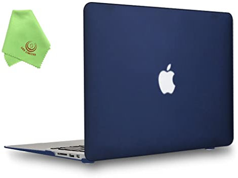 UESWILL Air 13 inch Case, Smooth Touch Matte Hard Shell Case Cover Compatible with 2010-2017 MacBook Air 13 inch (Model: A1466/A1369), Navy Blue