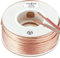 Kinter Cable de audio estéreo de calibre 16 de 100 pies, 30,48 metros, 2 conductores, polaridad marcada, PVC transparente flexible, CCA, cine en casa, HiFi, envolvente o automático, para