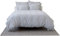 My Linen Home | Leinen Bettwäsche Set | 100% Stonewashed Leinen | Bettwäsche Leinen Double Set | Bettwäsche 240x220 cm - 1 Deckenbezug | 2 Kissenbezug 80x80 cm | Streifen
