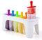 Regenbogen-Silikon-Eiscreme, leicht zu lösen, groß und BPA-frei