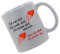 Glitzertasse (Silber) Ich sah sich, ich wollte dich, ich - Kaffeetasse, bedruckte Tasse mit Sprüchen oder Bildern, Bürotasse,