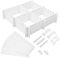 34 Stück Schubladenteiler Verstellbar, Schubladen-Organizer Für Küche, Büro, Schlafzimmer, 47 X 5 Cm, Weiß