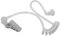 vhbw Auriculares con Tubo de Sonido Seguridad Compatible con Motorola FTN6707, MDPMLN4418 Auricular, Equipo Radio - Transparente/Blanco, con Clip