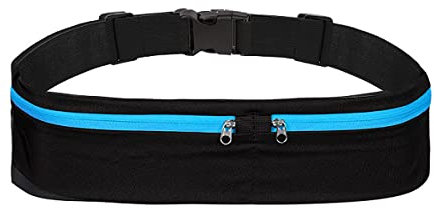 Laufgürtel zum Fitness Damen und Herren Running Belt Taille Gürteltasche Laufen Belt Bag Laufgürtel für Handy, Sport, Fitness