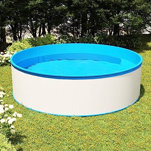 SKM Piscine à éclaboussures 350x90 cm Blanc, Weight:39.2 kg,92807