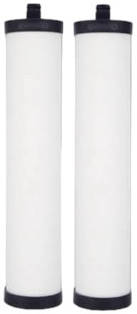 Doulton - 2 x 10 M15 UltraCarb Ceramic Drinking Water Filter Cartridge Candle Compatible FRX01 - FRX02 Element, The Franke 02, Triflow & Filterflow 1st Generation Plastic Systems. | W9223021(2 Pack)