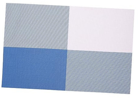 HEMOTON PVC-Western-tischset Esstisch Matten Pan- Pot- Halter Hot Pads Untersetzer Plaidtischmatten Hot-Pot-untersetzer Untersetzer Für Kaffeetassen Tischgesellschaft Geschirr Topflappen